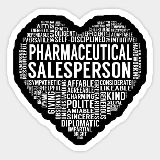 Pharmaceutical Salesperson Heart Sticker